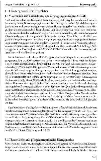 Vorschauseite 3: Herausforderung für die Pflege: Menschen mit Demenz im Krankenhaus