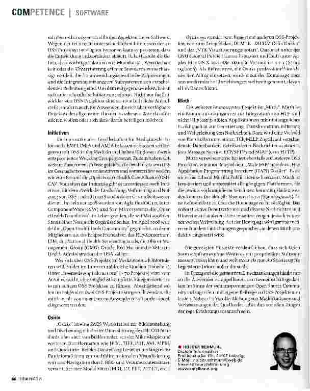 Vorschauseite 3: Open Source - Vorund Nachteile für den Einsatz im Gesundheitswesen