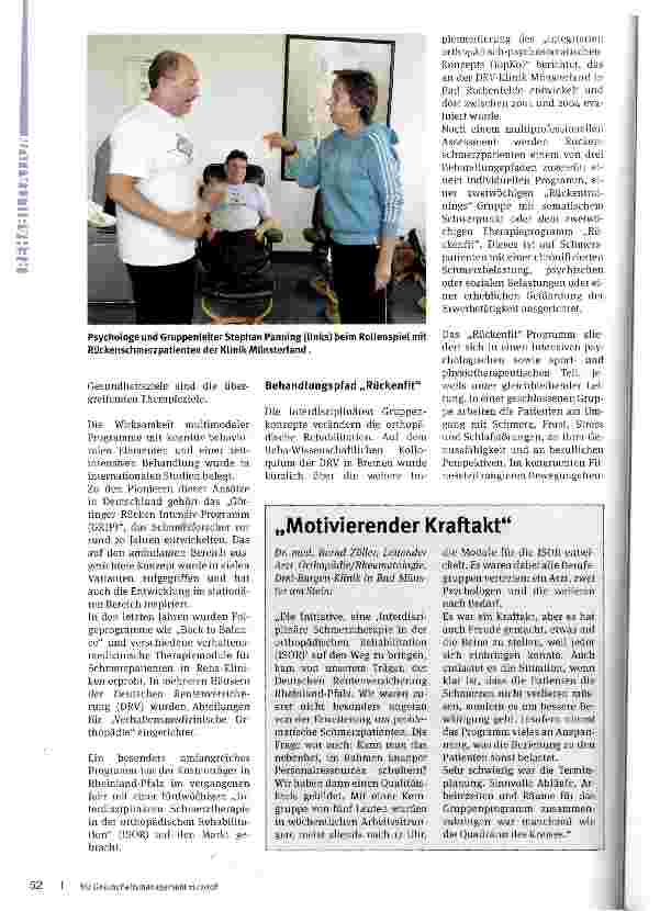 Vorschauseite 2: Was tun mit „problematischen Schmerzpatienten?