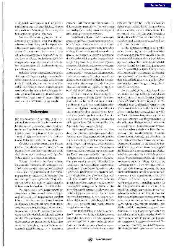 Vorschauseite 6: Ausbrüche von Norovirusinfektionen in Altenheimen und Altenpf lege-einrichtungen - Besonderheiten, Probleme und Lösungsansätze