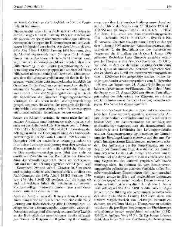 Vorschauseite 4: Leistungsangebot für Betreuungseinrichtung muss zwingend Leistungen nach Art, Ziel und Qualität den jeweiligen zu betreuenden Personenkreisen zuordnen