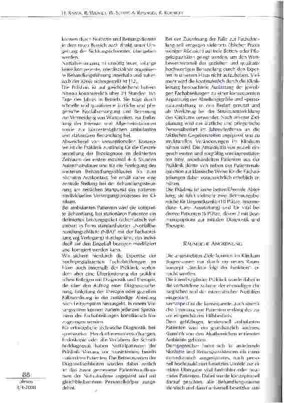 Vorschauseite 5: PRÄKLINIK BOGENHAUSEN -INTERDISZIPLINÄRE NOTAUFNAHME NEUORGANISATION ZUR EFFIZIENTEN FALLSTEUERUNG AN EINEM KLINIKUMDER MAXIMALVERSORGUNG