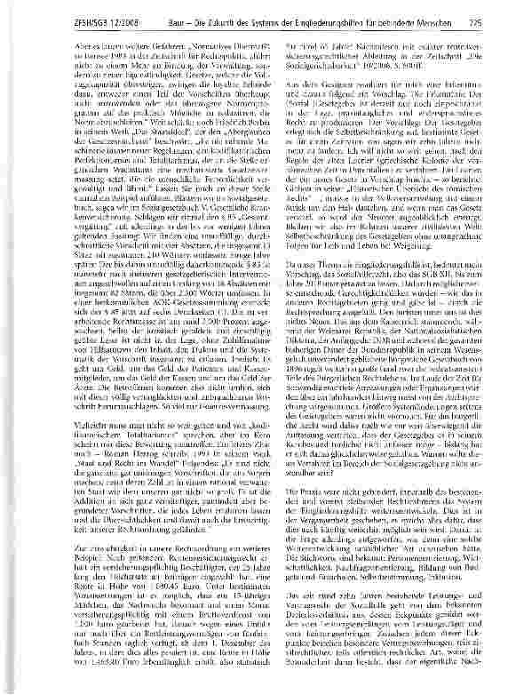 Vorschauseite 4: Die Zukunft des Systems der Eingliederungshilfen für behinderte Menschen