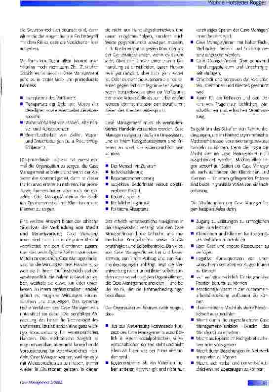 Vorschauseite 4: Widersprüche im Case Management