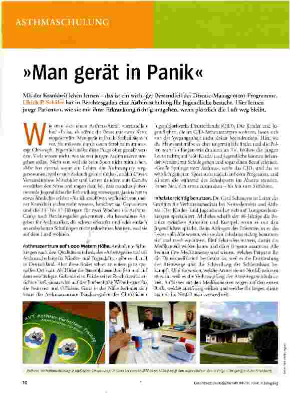 Vorschauseite 1: Man gerät in Panik