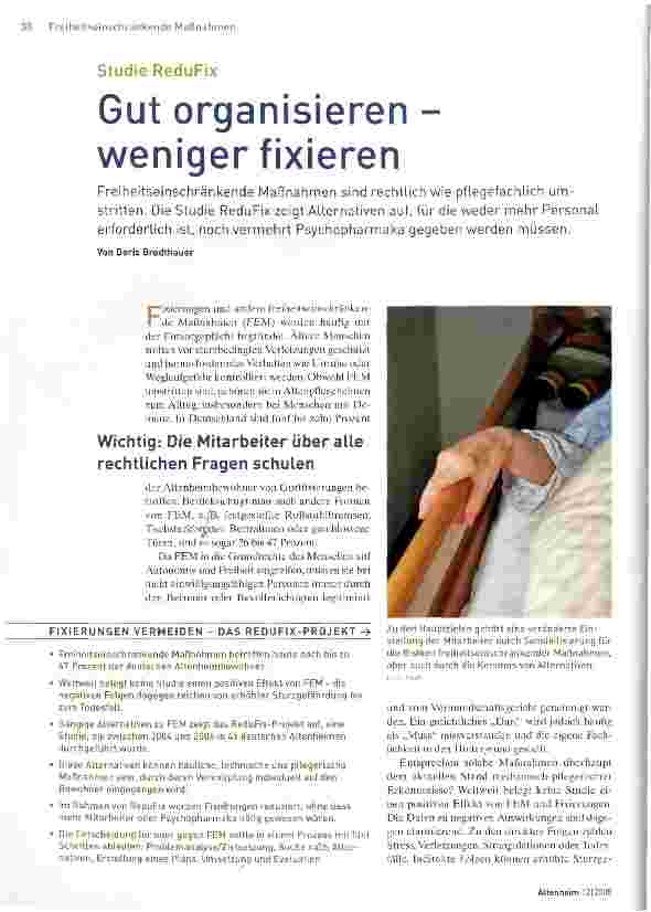 Vorschauseite 1: Gut organisieren -weniger fixieren