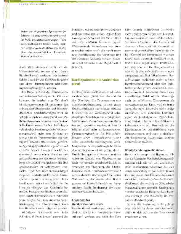 Vorschauseite 2: Im Notfall sicherNotfallmanagement für Physiotherapeuten - Teil 3