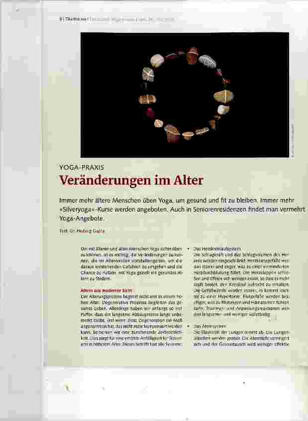 Vorschauseite 1: Veränderungen im Alter