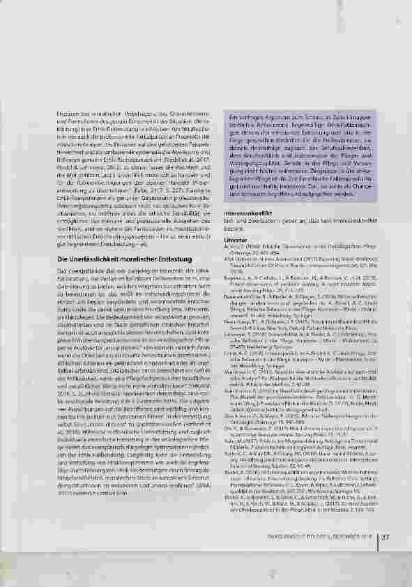 Vorschauseite 6: Ethik-Fallberatungen in der Pflegepraxis