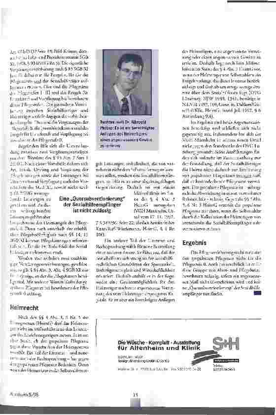 Vorschauseite 2: Sind gespaltene Pflegesätze zulässig?