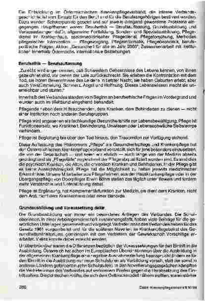Vorschauseite 3: Rückblick auf die Entwicklung im Österreichischen Krankenpflegeverband