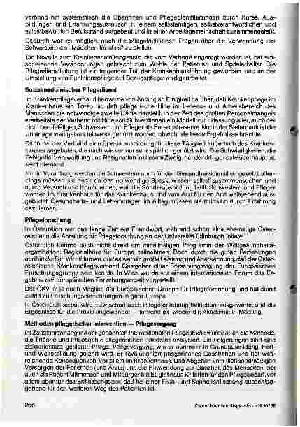 Vorschauseite 5: Rückblick auf die Entwicklung im Österreichischen Krankenpflegeverband