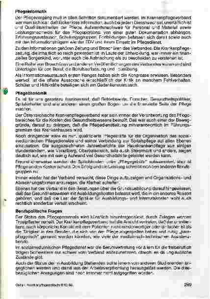 Vorschauseite 6: Rückblick auf die Entwicklung im Österreichischen Krankenpflegeverband