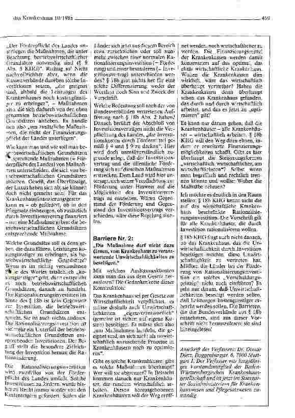 Vorschauseite 2: Das Aus für den Investitionsvertrag nach Paragraph 18b KHG?