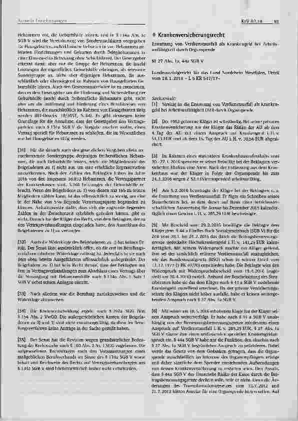 Vorschauseite 6: Maßgeblicher Berufsverband i. S. des § 134a SGB V zur Beteiligung am Abschluss von Verträgen