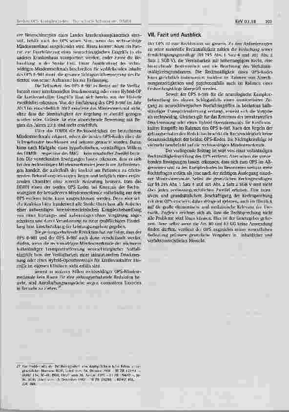Vorschauseite 6: OPS-Komplexkodes Das scharfe Schwert des DIMDI