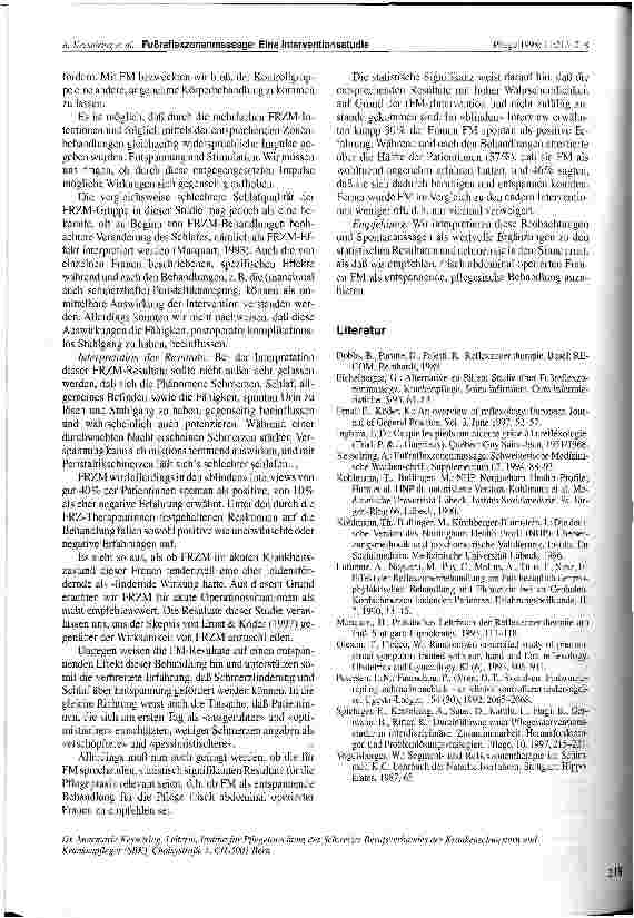 Vorschauseite 6: Fußreflexzonenmassage Eine Interventionsstudie