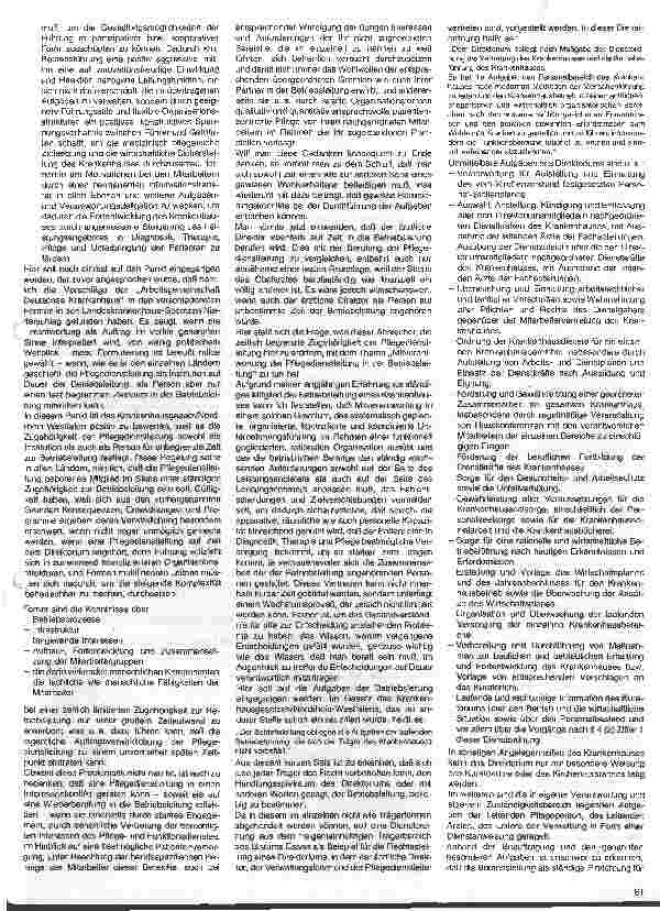 Vorschauseite 2: Die Mitverantwortung der Pflegedienstleitung in der Betriebsleitung