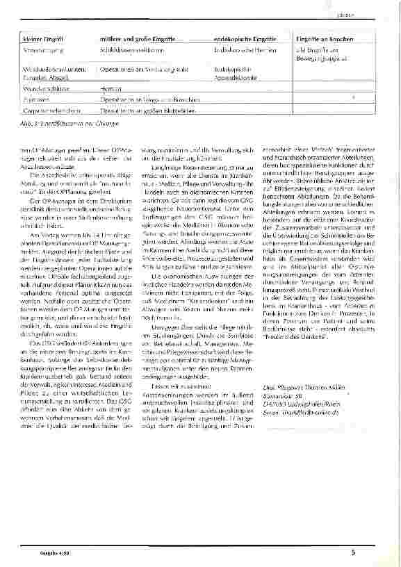 Vorschauseite 3: Leistungsund Organisationsverbesserungen in der Anästhesie