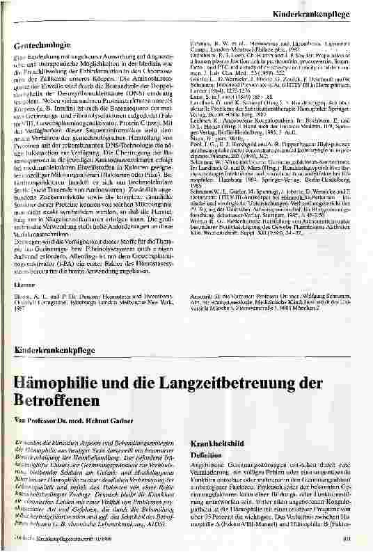 Vorschauseite 5: Gerinnungsfaktorenkonzentrate Herstellung und Anwendung-Wirkung und Nebenwirkung