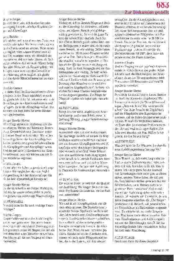 Vorschauseite 4: Diesen Monat in Aachen: Neue Ausbildungsordnung in Nordrhein- Westfalen - Interview mit A.Bechler, B.Jongen, J.Classen u.a.