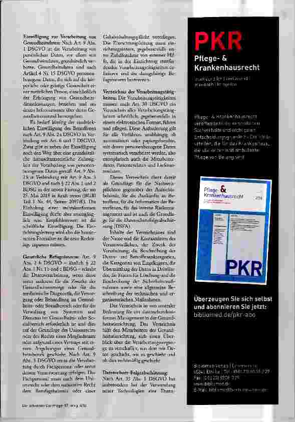 Vorschauseite 2: Neue Regeln für Datenschutz