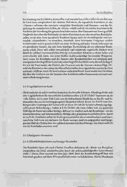 Vorschauseite 4: Artifizielle Keimzellen natürliche Keimbahn: eine interdisziplinäre Verhältnisbestimmung