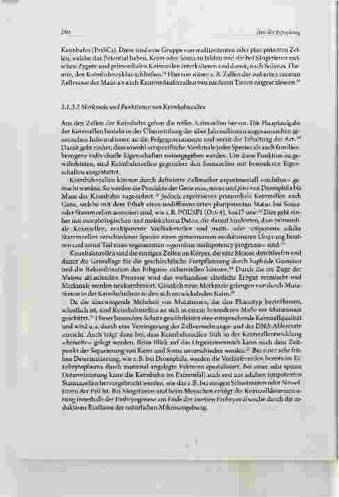Vorschauseite 6: Artifizielle Keimzellen natürliche Keimbahn: eine interdisziplinäre Verhältnisbestimmung