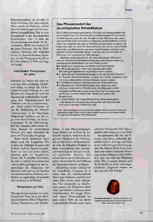 Vorschauseite 4: Aktivierende Pflege steht im Vordergrund