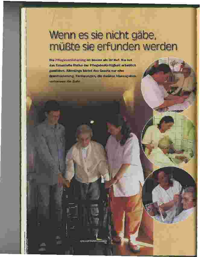 Vorschauseite 1: Wenn es sie nicht gäbe, müßte sie erfunden werden