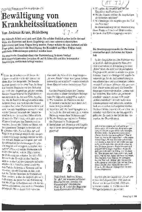 Vorschauseite 1: Bewältigung von Krankheitssituationen