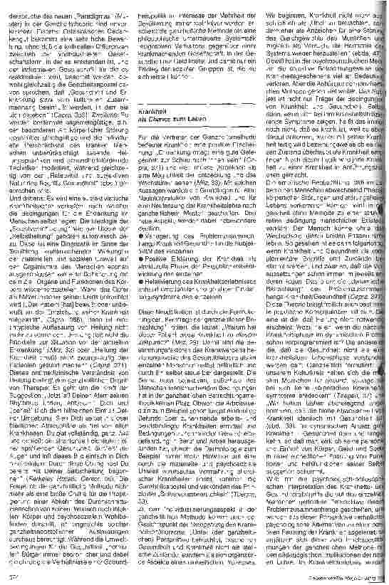 Vorschauseite 3: Paradigmawechsel zum gesundheitlichen Verständnis von Krankheit und Gesundheit