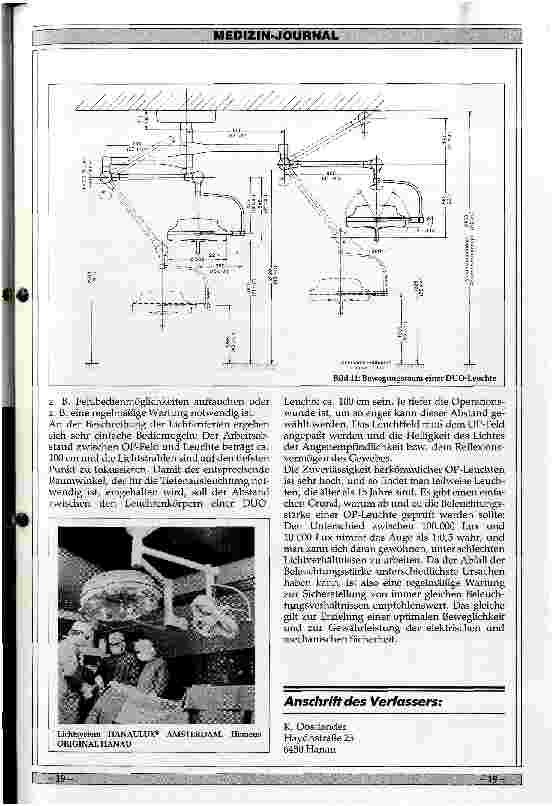 Vorschauseite 6: Möglichkeiten und Risiken der Lichttechnik im OP-Saal
