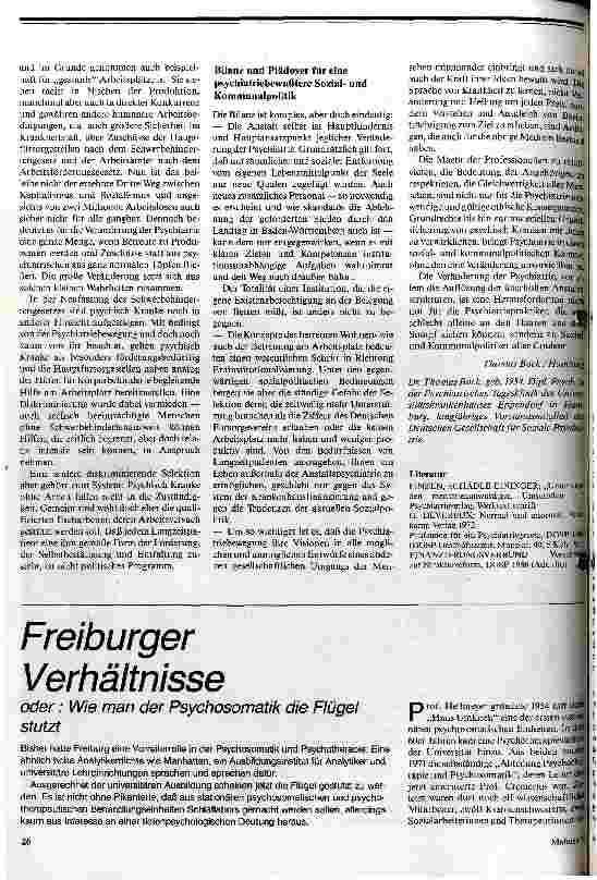 Vorschauseite 5: Skandal ohne Ende Eine Bilanz der Psychiatrieentwicklung seit der Enquete