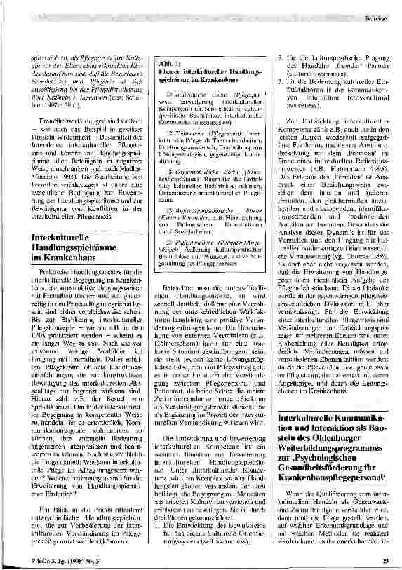 Vorschauseite 2: Interkulturelle Kommunikation und Interaktion in der Krankenpflege als Thema psychologischer Gesundheitsförderung