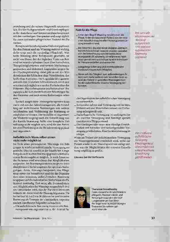 Vorschauseite 3: Weaning - Atmen neu lernen