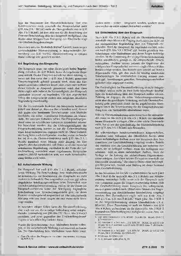 Vorschauseite 2: Beteiligung, Mitwirkung und Einspruch nach dem BGIeiG Teil 2