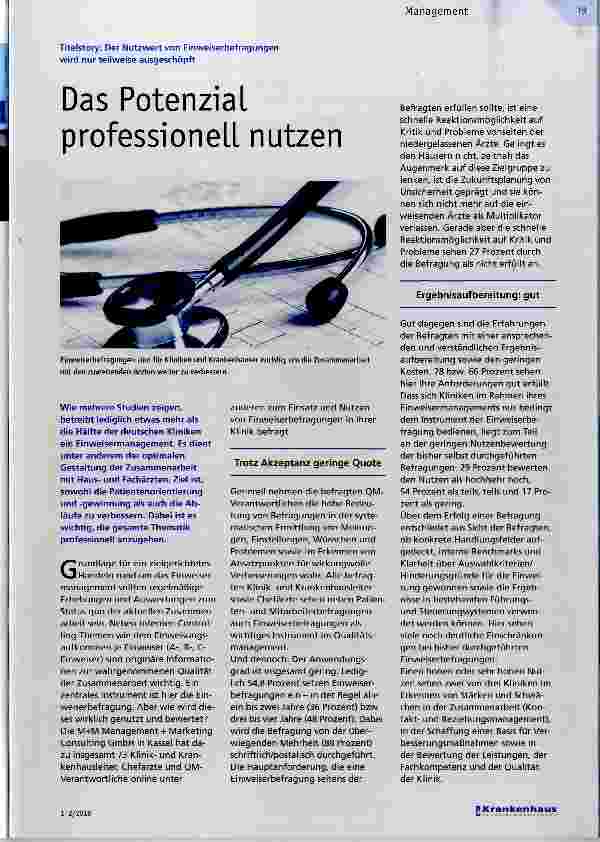 Vorschauseite 1: Das Potenzial professionell nutzen
