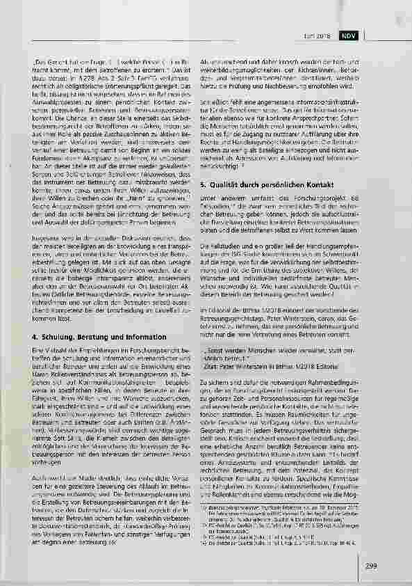 Vorschauseite 3: Zwischen Selbstbestimmung, Schutz und anderen Hilfen Gedanken zu den Ergebnissen der Forschungsvorhaben zum Betreuungsrecht