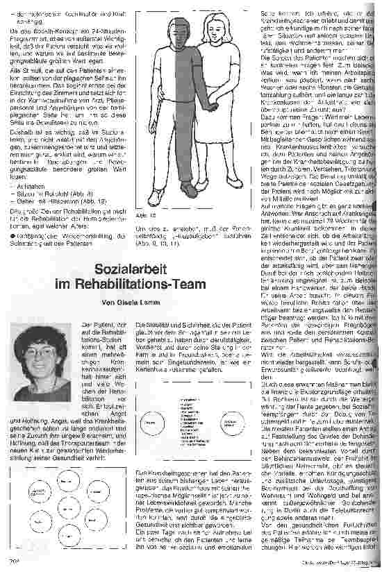 Vorschauseite 1: Sozialarbeit im Rehabilitations-Team