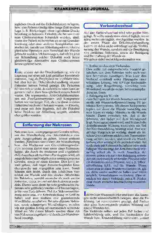 Vorschauseite 2: Praktische Erfahrungen in der Dekubitusbehandlung