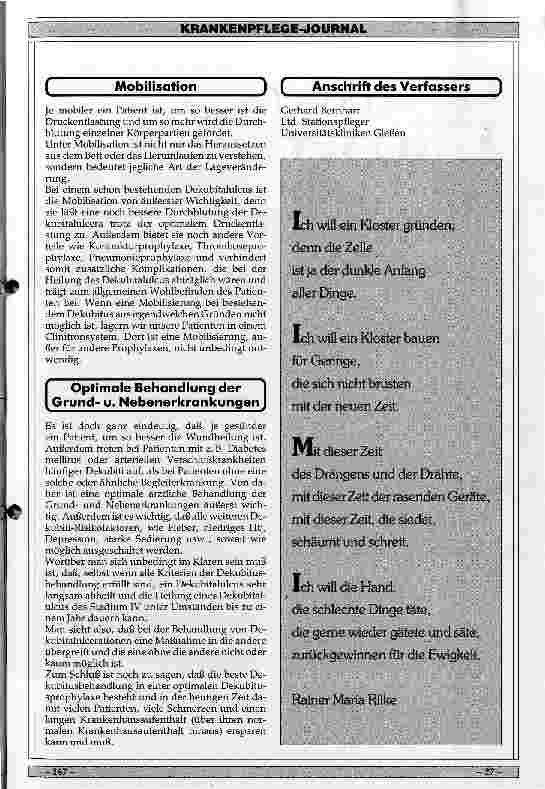 Vorschauseite 4: Praktische Erfahrungen in der Dekubitusbehandlung