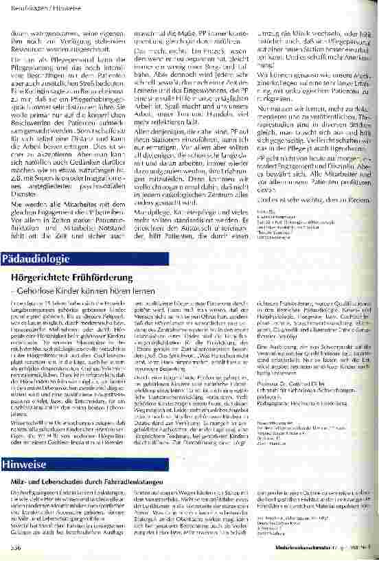 Vorschauseite 3: Thema: Pflegeplanung - auch das noch? !