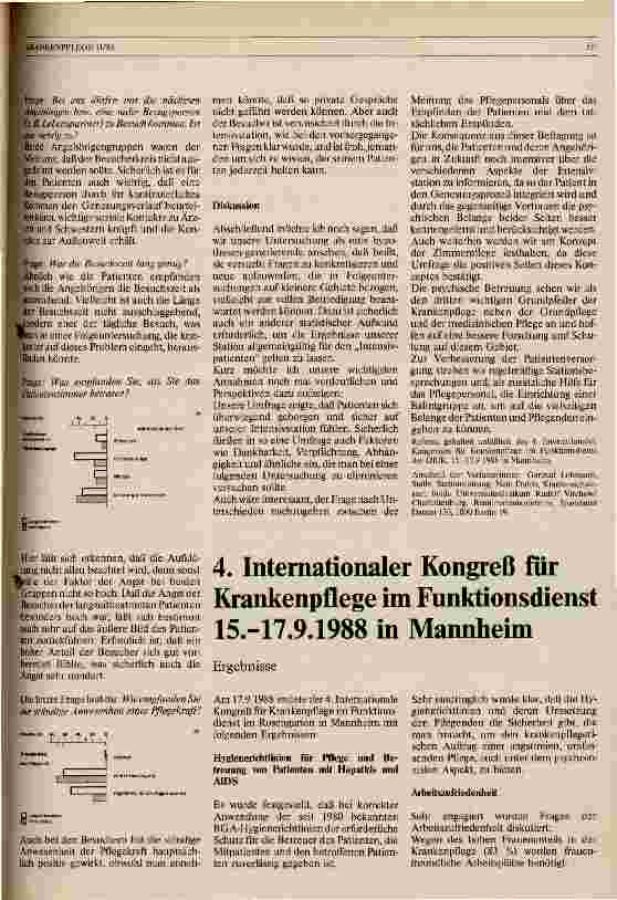 Vorschauseite 4: Die Intensivmedizinische Behandlung aus Sicht von Patienten und deren Angehörigen // Untersuchung auf einer internistischen Intensivstation