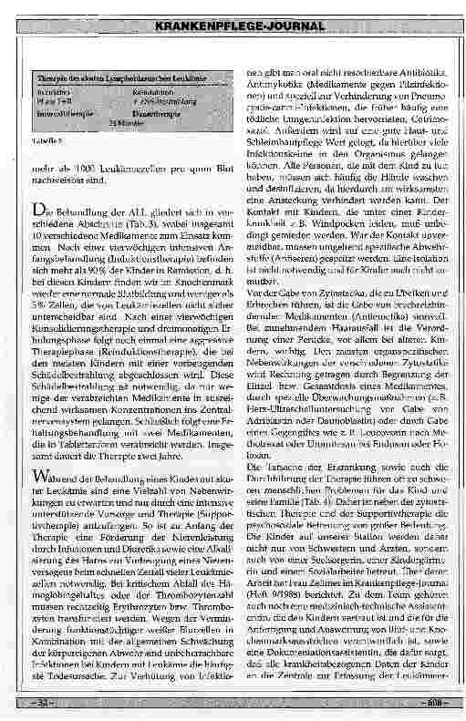 Vorschauseite 3: Akute Leukämien im Kindesund Jugendlichenalter