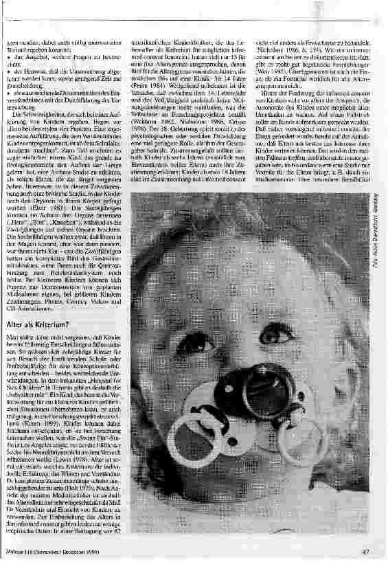 Vorschauseite 3: Forschung mit Kindern Entwurf einer Ethik