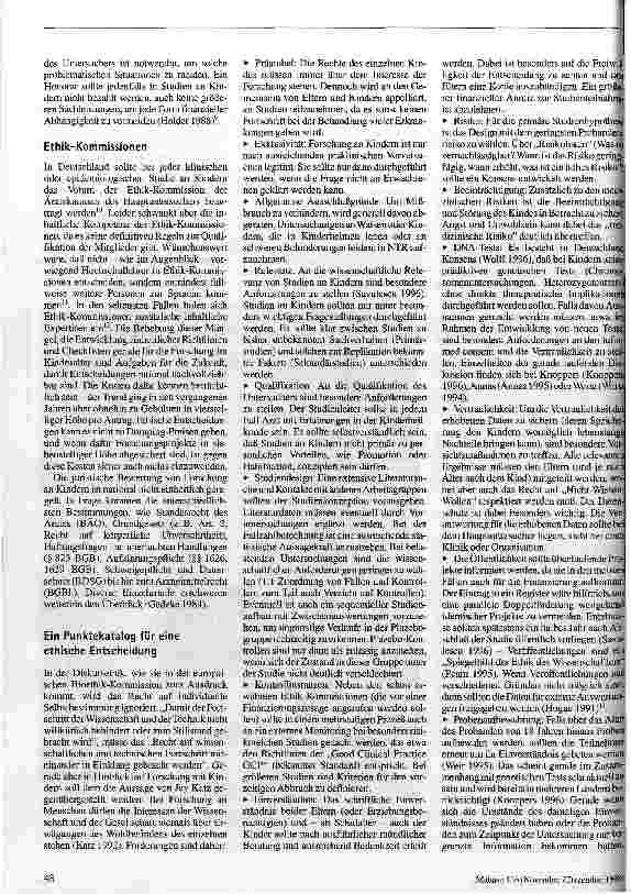 Vorschauseite 4: Forschung mit Kindern Entwurf einer Ethik