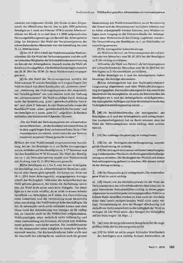 Vorschauseite 2: Zum Recht schwerbehinderter Menschen