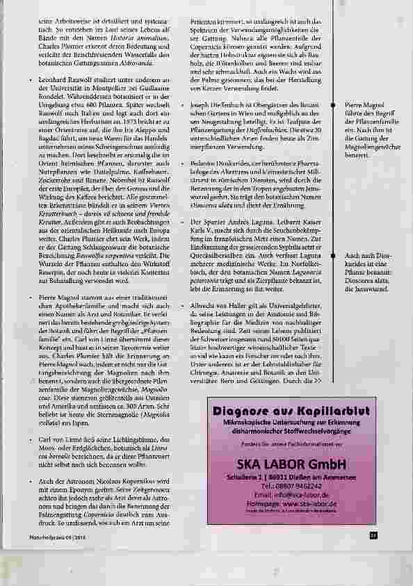 Vorschauseite 3: Charles Plumier