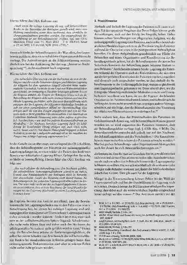 Vorschauseite 2: Vollbeherrschbares Risiko bei Lagerungsschäden